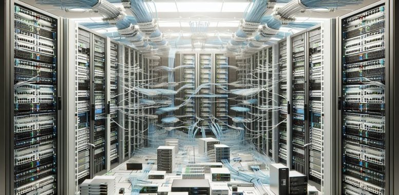 Large Scale Optical Fiber Interconnects in Data Centers