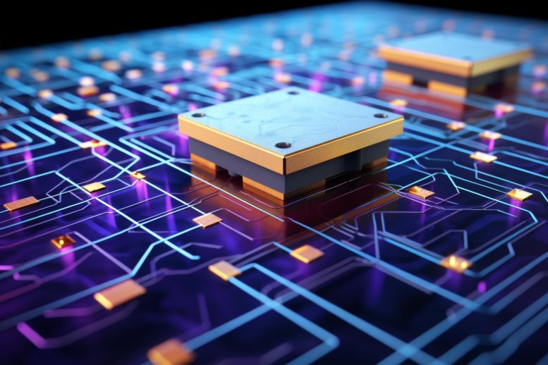 2D Semiconductor Circuit Art