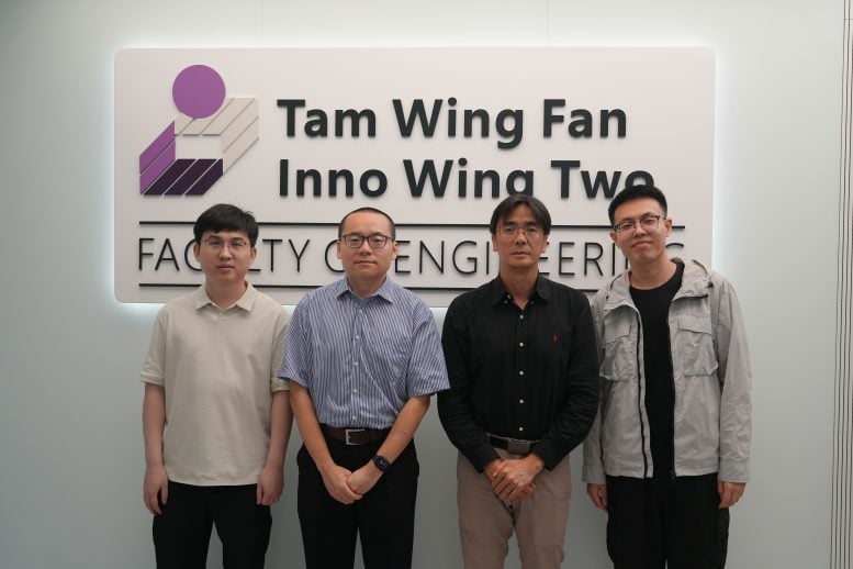 Zhiqin Chu and Yuan Lin With HKU Research Team