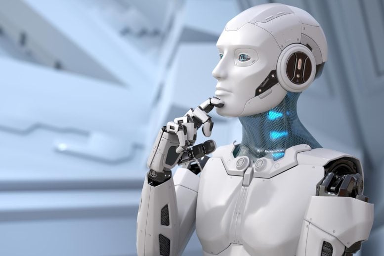 AI Robot Thinking Artificial Intelligence
